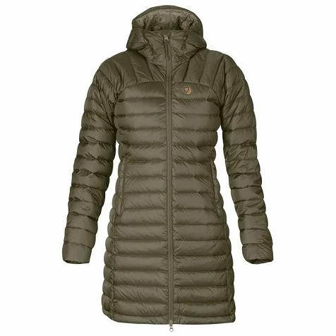 Fjällräven Snow Flake Parka Green Singapore For Women (SG-745719)